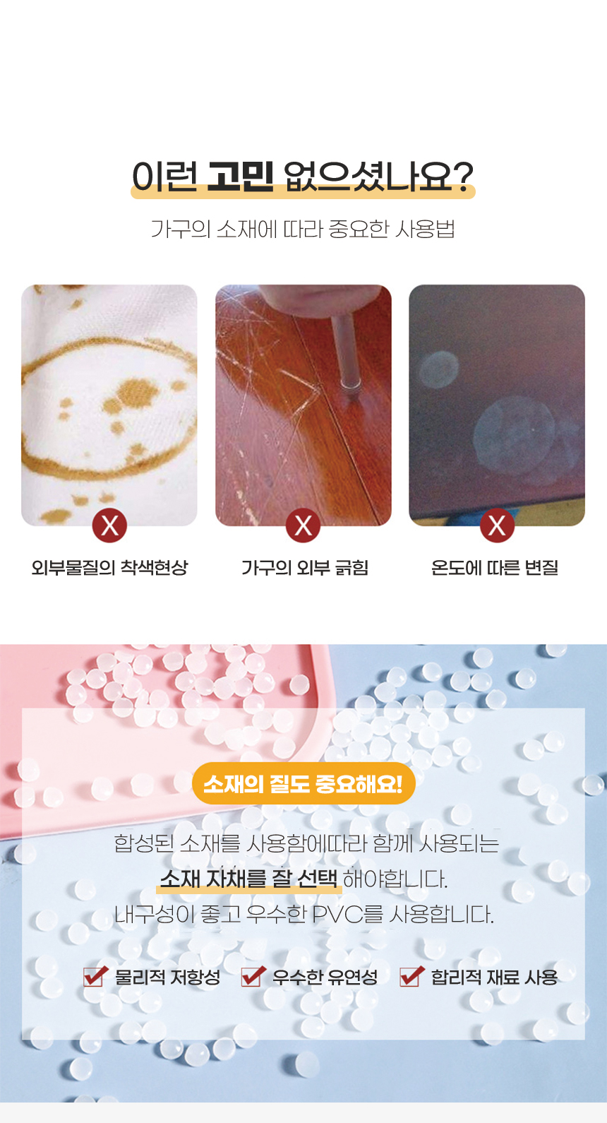 [DOO] 53033692 pvc 젤리 원형 티코스터 컵받침/손님접대/코스타/커피/컵/코스터/반영구/젤리
