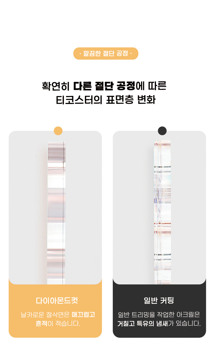[DOO] 53034890 아크릴 캔디 원형 티코스터 컵받침 9.8cm /손님접대/코스타/커피/컵/코스터/반영구
