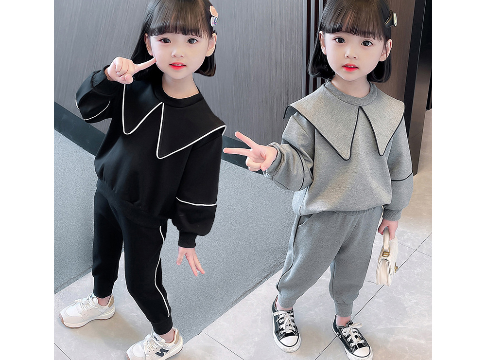 [DOO]34547709 세라 더블유 카라 트레이닝복 여아 운동복 아동  체육복 2칼라  남아 운동복 세트 공용