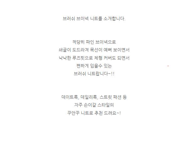 ONN/[NT708] 신축성 브러쉬 브이넥 니트 색상다양 오버핏 사이즈 다양