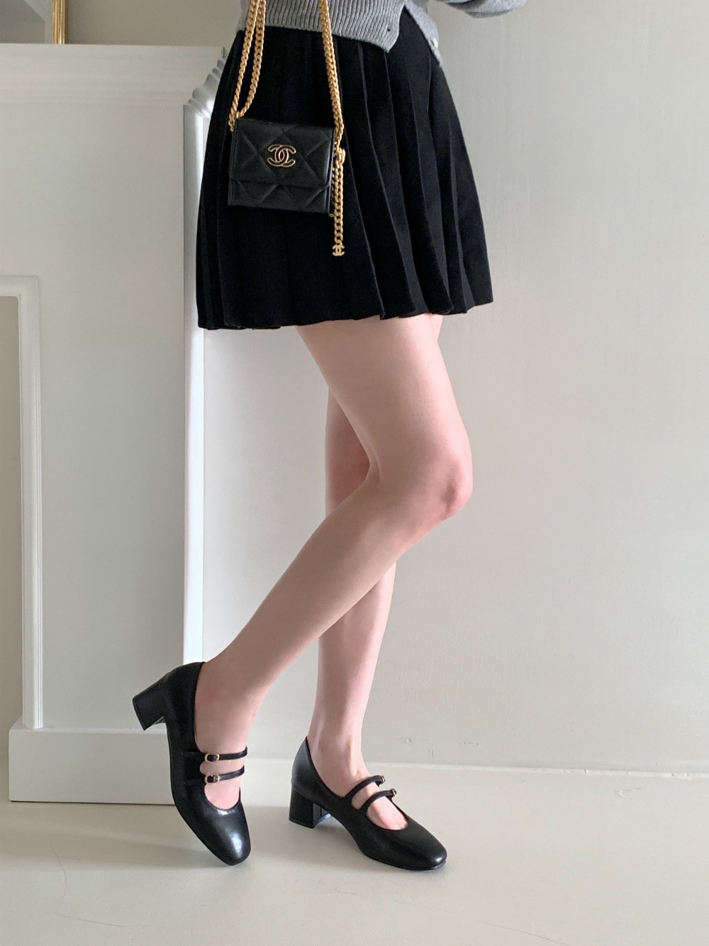 무료/[LUC]/5237 여성 엣지 슈즈 단화 플랫슈즈 투라인 단화 구두 발편한 신발 면접룩 신입룩