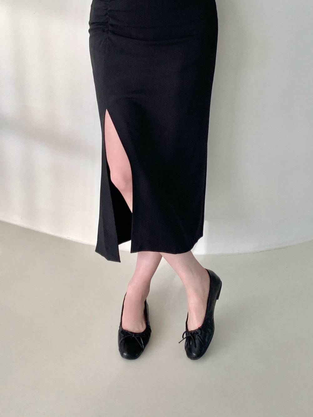 무료/[LUC]/5242 리본 플랫 슈즈 여성 엣지 슈즈 단화 슈즈 투라인 단화 구두 발편한 신발 면접룩 신입룩