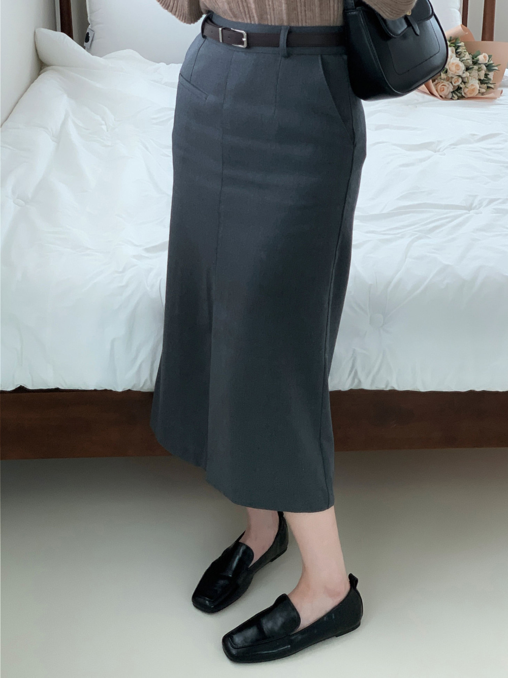 무료/[LUC]/5220 (3color) 정장 캐쥬얼 슈즈 여성  슈즈 단화 구두 굽낮은 스커트, 바지 모두 어울리는 신발