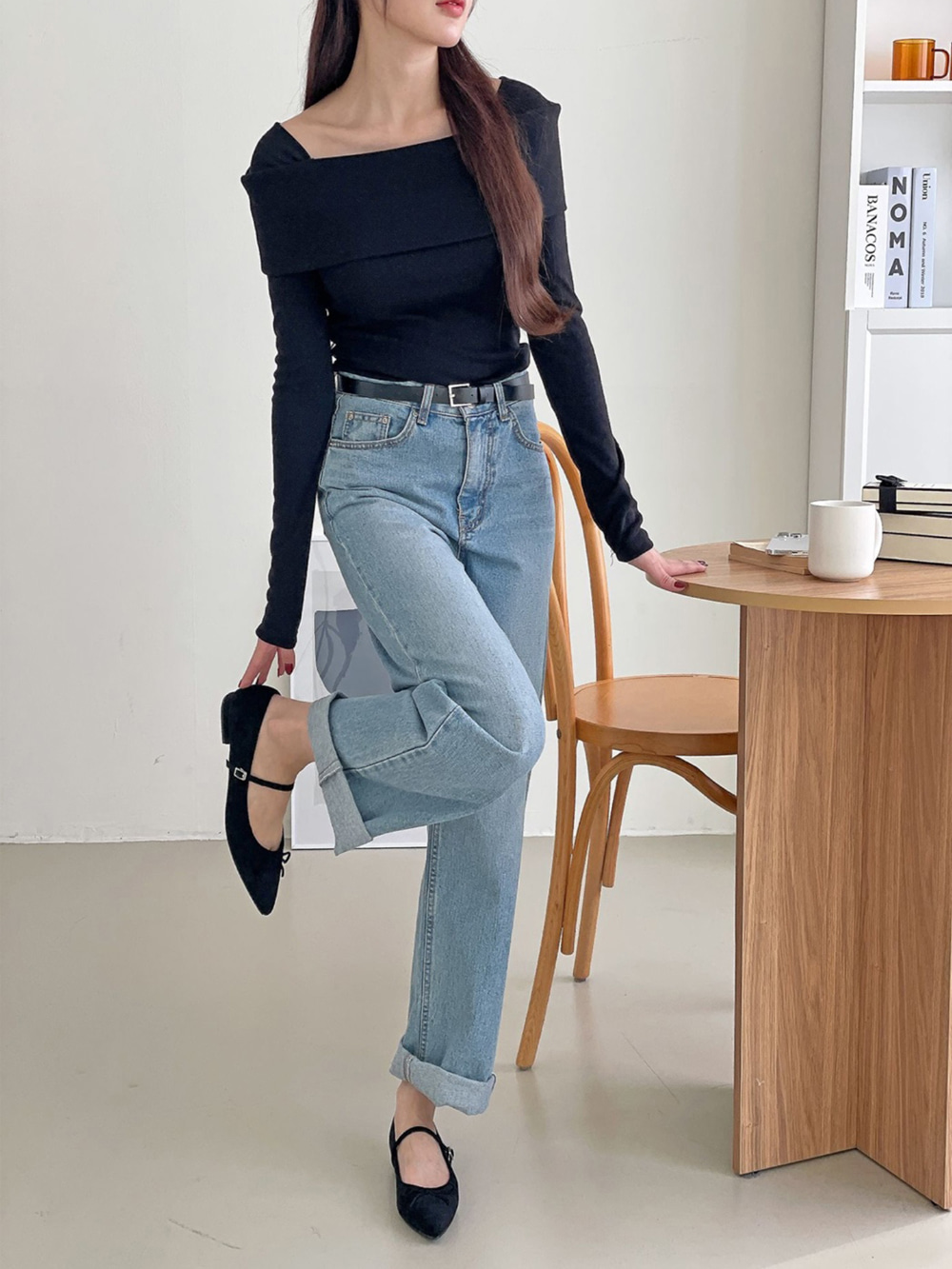 무료/[LUC]/5156 간지나는 리본 포인트 정장 캐쥬얼 슈즈 여성  뾰족 슈즈 단화 세무 구두 굽낮은 플랫슈즈 