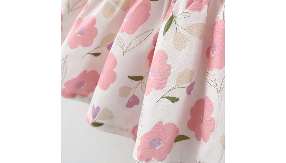 [DOO]44359330 햇플라 민소매 원피스 +모자 세트 아기 나시 꽃무늬 원피스