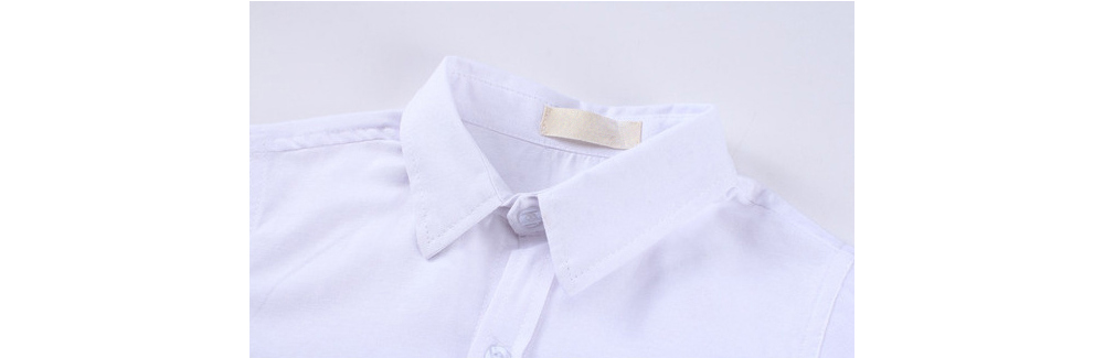 [DOO]14619650 아동 행사용 흰색 반팔 남방  유아 어린이집  유치원 연주회  나비 넥타이 남녀공용 카라 남방 셔츠 재롱잔치