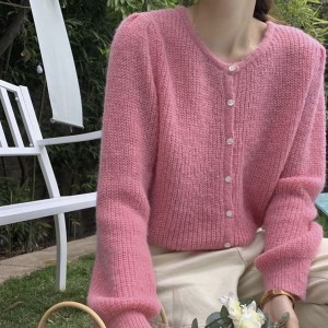  [ONN/ [CD263]파스텔 하찌 가디건 /유연한소재/ 소프트한/늘씬함/시크함/ 데이트룩/ 모임룩/허리라인