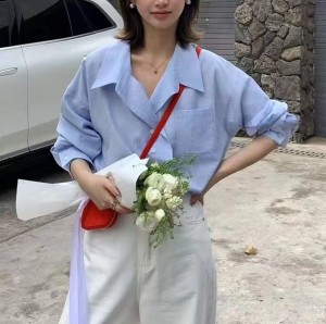 [ONN/ [ST148]루즈핏 포켓 셔츠 카라넥 클래식 프론트 버튼 오픈 클로징 데일리룩 오피스룩 모던 남방