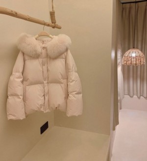 무료 [제이스]P0000CWO/겨울 프리미엄 여우털 후드 패딩 다운 재킷